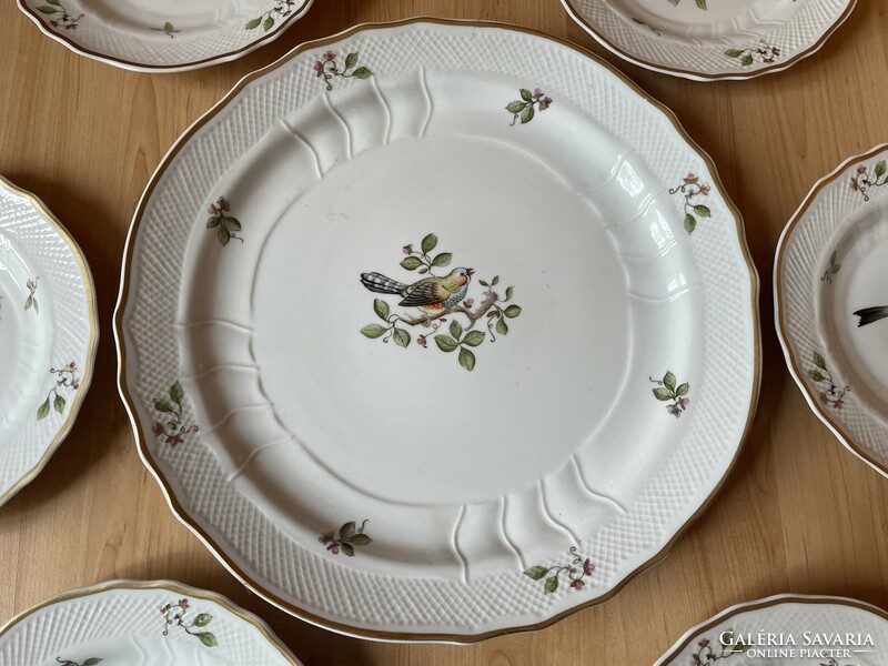 A modern extremely rare porcelain cookie dinner set with a Ravenclaw bird pattern