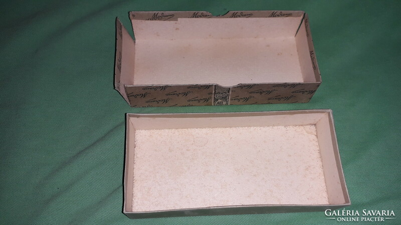 Antik 1930.CC MODIANO CLUB SPECIALITÉ papír szivarkahüvely doboz magyar 15 X 7 X 4cm a képek szerint