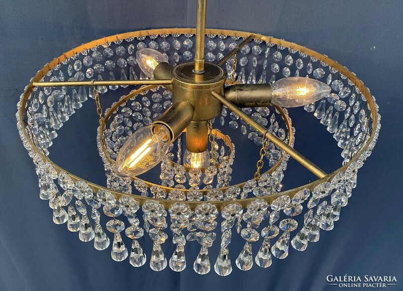 Perfect crystal chandelier.