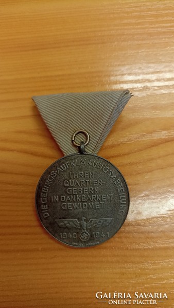Nazi Mountain Hunter Cycling Order of Merit
