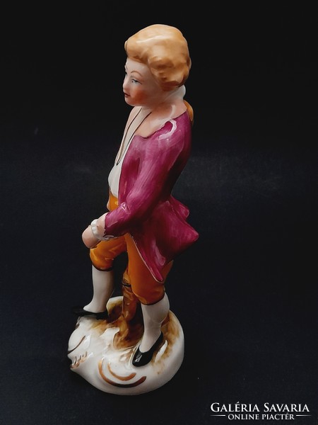 Lippelsdorf porcelán figura, 15 cm