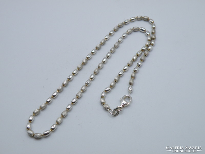 UK0257 Elegáns bogyós ezüst nyaklánc 925