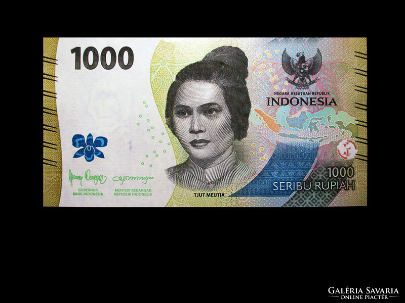 UNC - 1000 RUPIA - INDONÉZIA - 2022 (Az új bankjegy!)