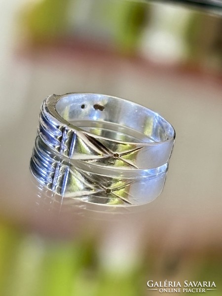 Silver Atlantean Ring