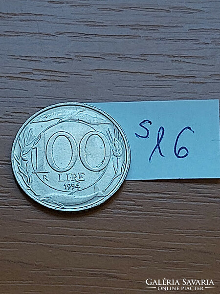OLASZORSZÁG 100 LÍRA 1994 R, Réz-nikkel, DELFIN  S16
