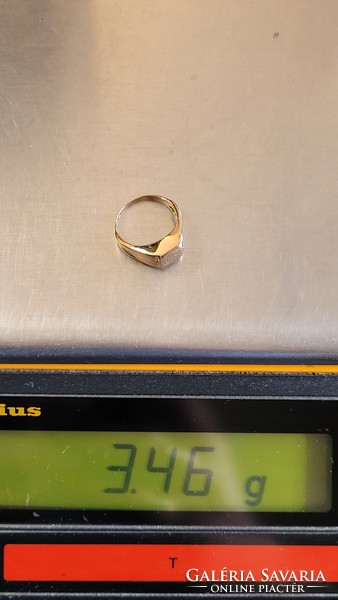 14 K arany női gyűrű 3,46 g