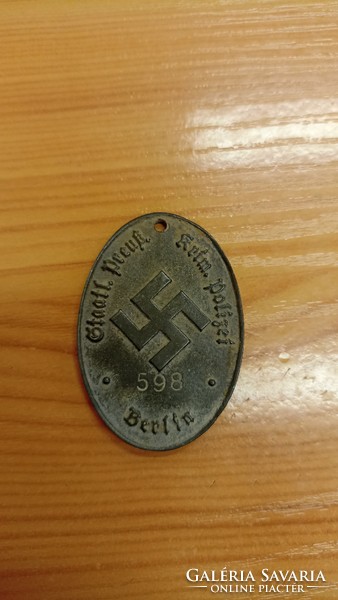 Nazi police ticket