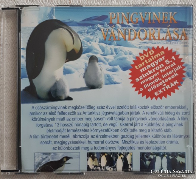 Császárpingvinek vándorlása gyári DVD