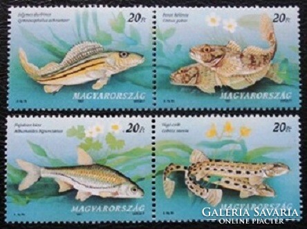 S4402-3c2 / 1997 protected domestic fish stamp series in post-clear pairs