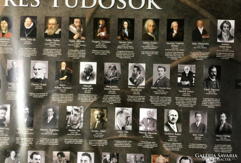 Famous scientists - poster