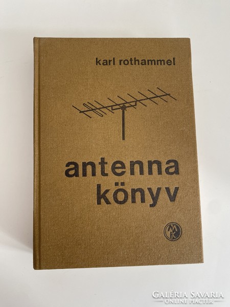 Karl Roth Antennakönyv 1977 Műszaki könyvkiadó Budapest