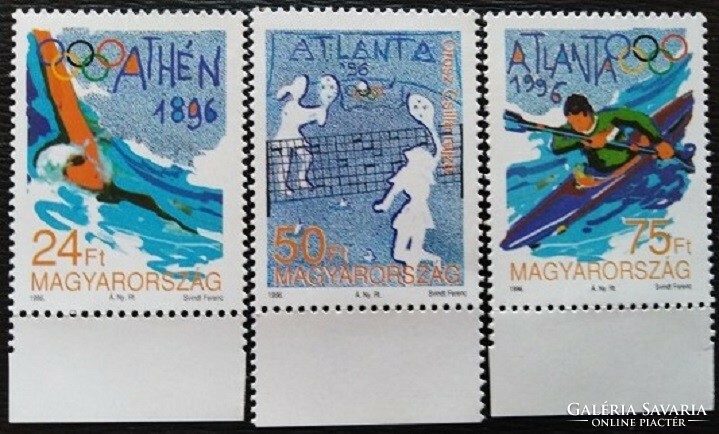 S4326-8sz / 1996 Olympics - atlanta stamp set postal clean curved edge