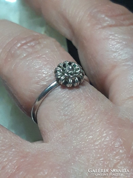 Régi filigrán ezüst gyűrű - 54- es méret