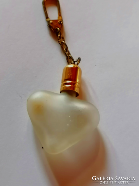 Refillable, old, perfume bottle, can be hung on a key ring 634.