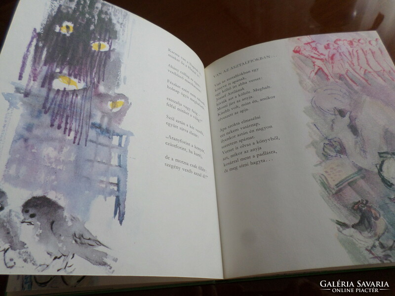 Zelk flies in the forest with Róna Emy's drawings, 1983