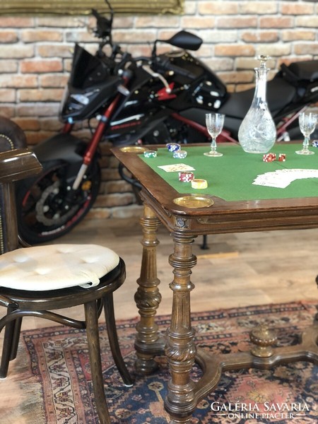 German card table, game table.