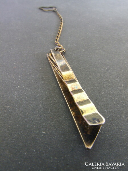 Gold-plated silver tie tweezers (190524)