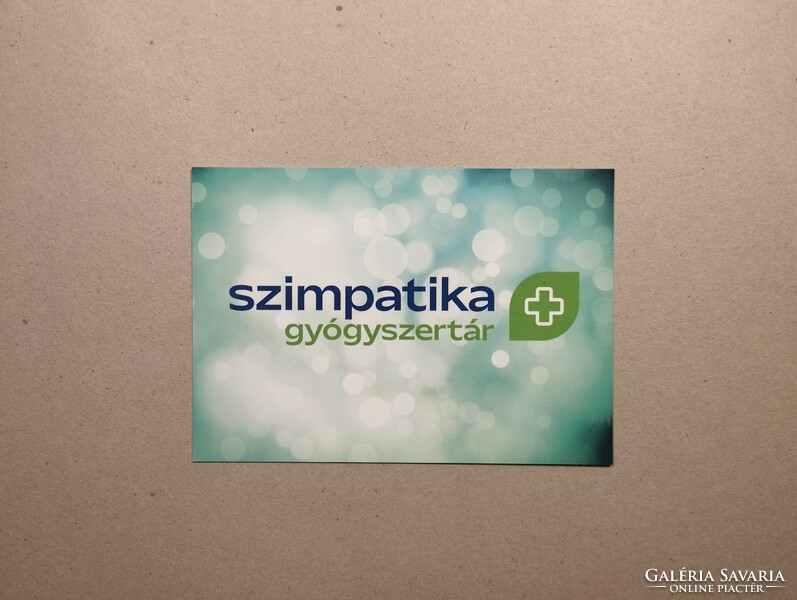 Magyarország, Kártyanaptár I.- Szimpatika gyógyszertárak  2024