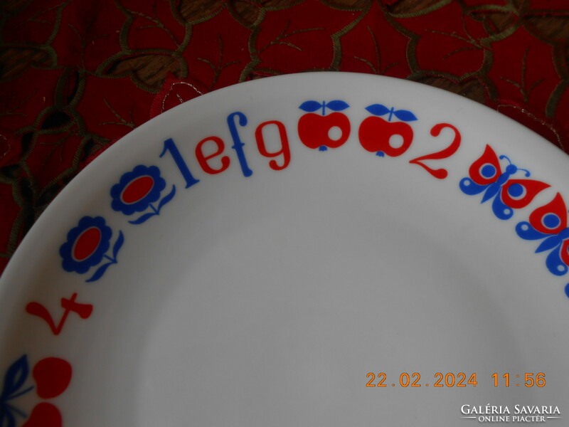 Alföldi alphabet children's flat plate