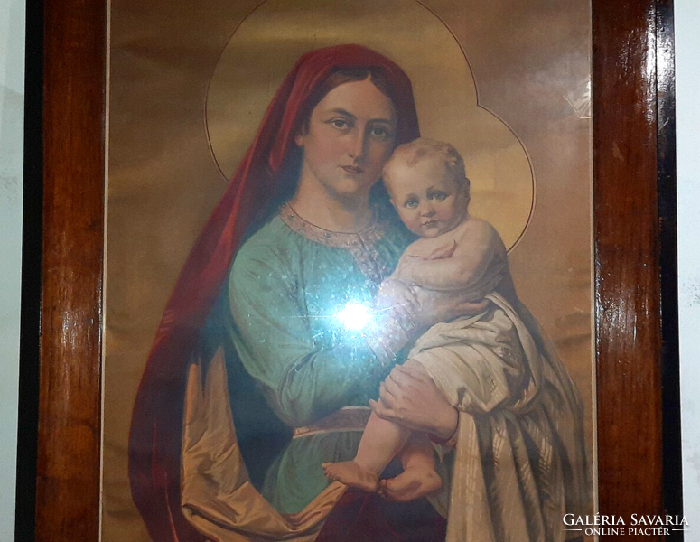 Nagyméretű Szentkép, Szűz Mária kis Jézussal