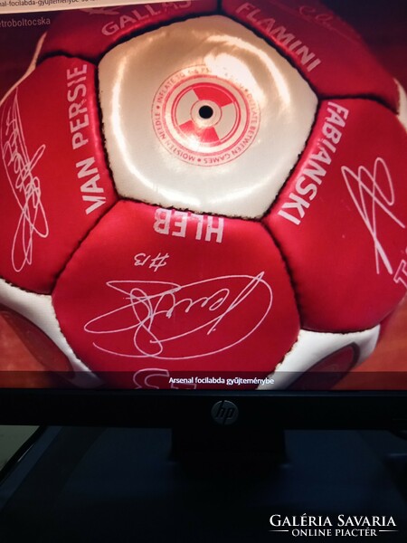 Arsenal football ball with signatures......