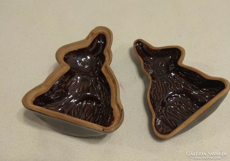 Ceramic full-shaped baking dish, bunny-shaped (22x15 cm)