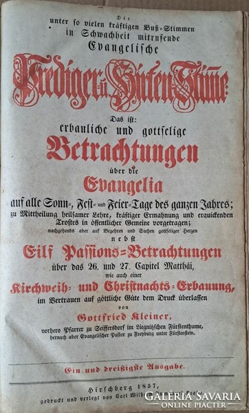 Gottfried kleiner (1691-1767): Lutheran preacher