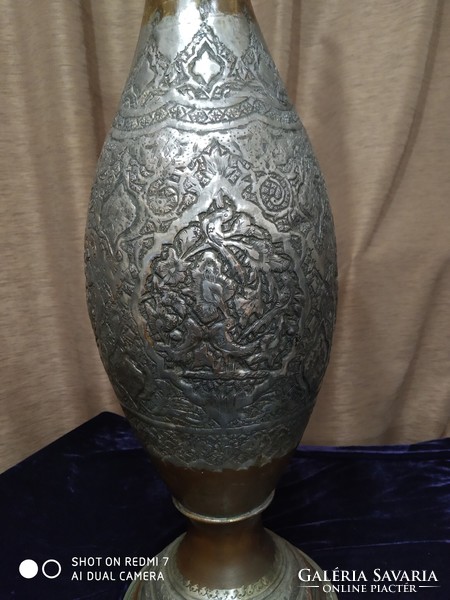 Persian /Arabic/ floor vase (tinned copper) hand embossed. --720mm high.