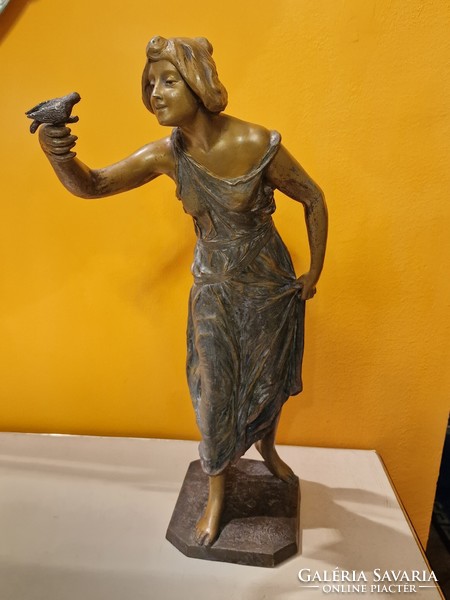 Beautiful art nouveau statue