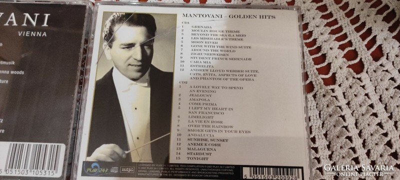 Mantovani music CD package separately or together