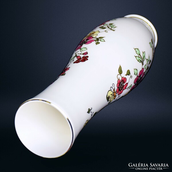 Zsolnay narrow vase with butterfly pattern (limited edition)