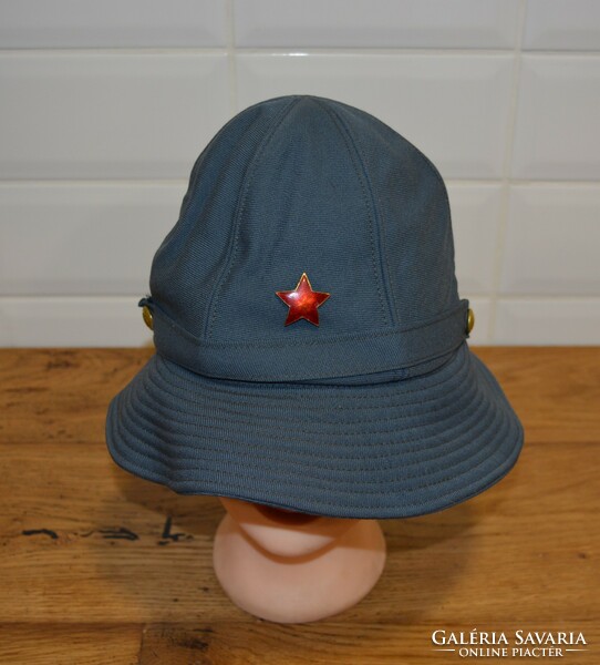 Új Munkásőr női kalap vörös csillag népköztársaság címer sapka