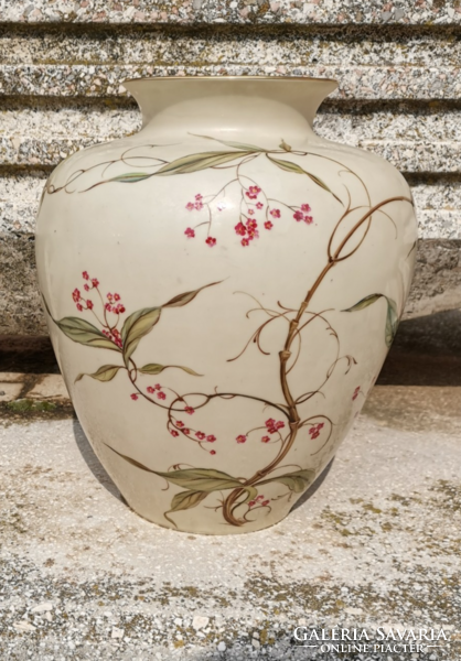 Hand painted vase by Hutschenreuther