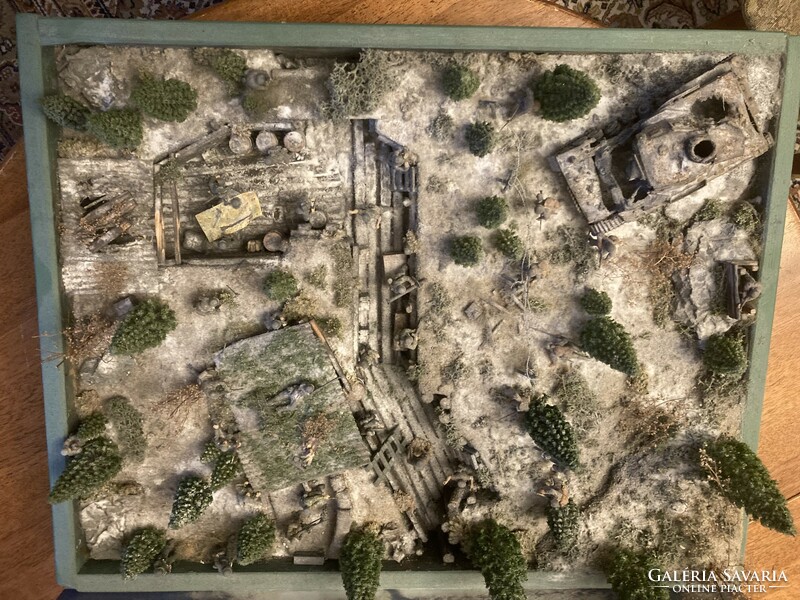 Diorama - World War 2 battle scene
