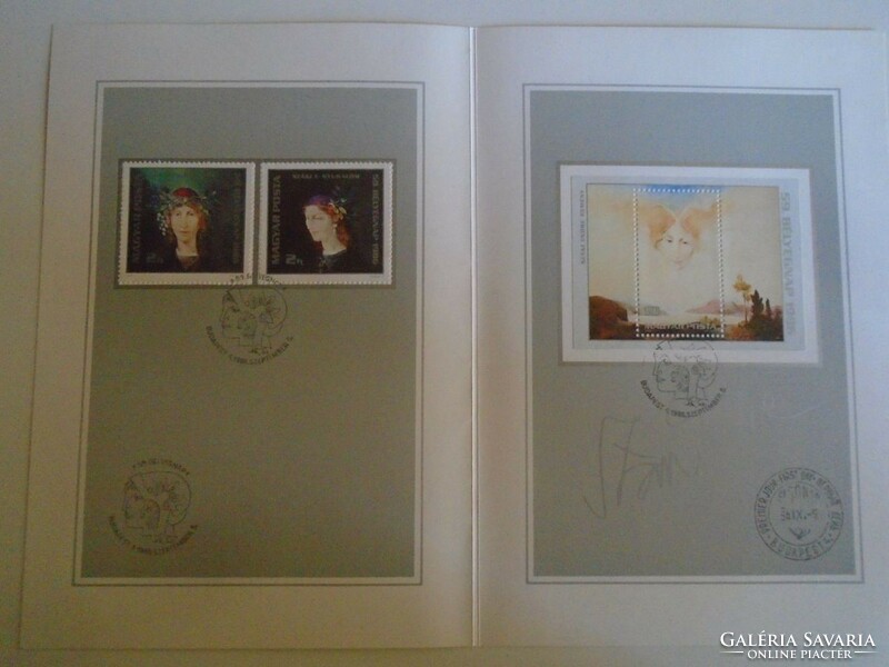 Za486.17 - Commemorative sheet - 59th Stamp Day 1986 - Saxon Ender