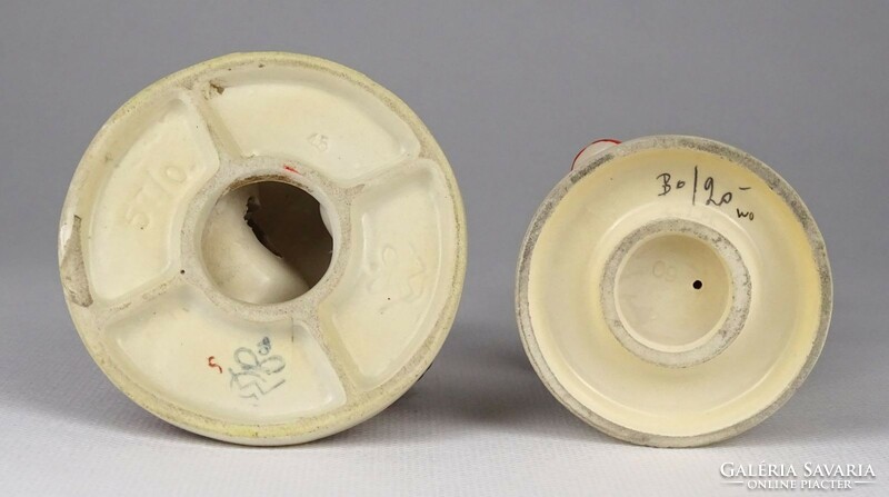 1Q486 Régi sérült Hummel porcelán 2 darab
