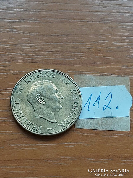 Denmark 1 kroner 1952 ix. King Frederick, aluminum bronze 112.