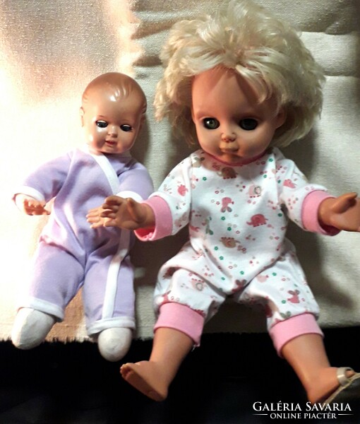2 Old dolls, one was a winder - for sale together!