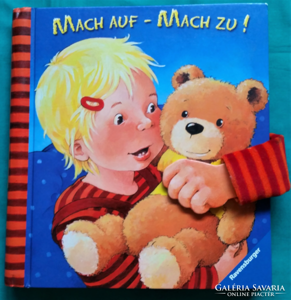 Mach auf und wieder zu! Nyisd ki és csukd be! - német tapintós könyv - Ravensburger mesekönyv