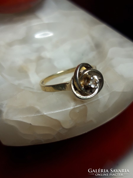 Régi aranyozott ezüst gyűrű - 54- es méret
