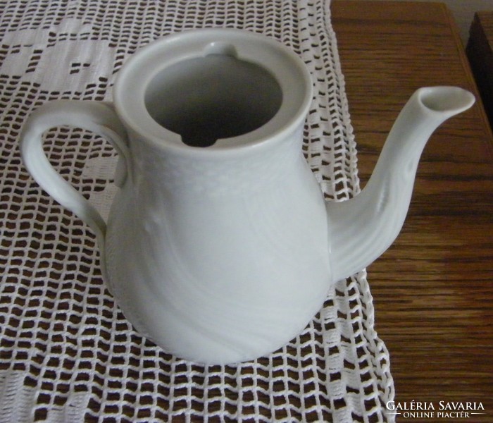 Herend white coffee pot!