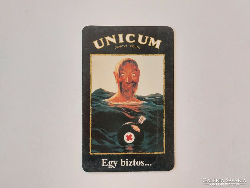 Kártyanaptár UNICUM 2003