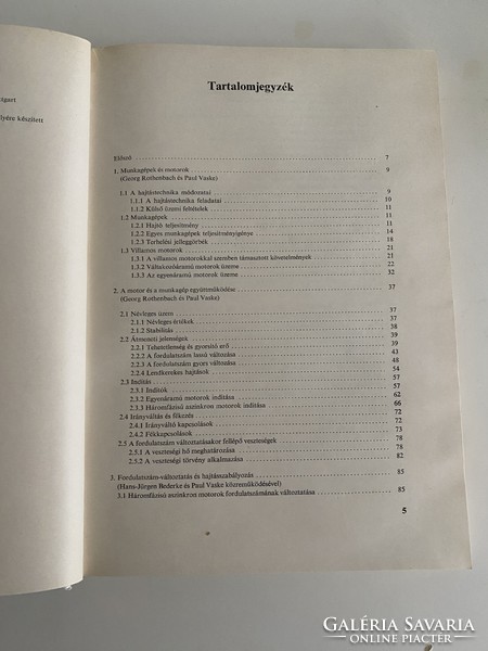 Electric drives and controls specialist book 1973 technical book publisher Budapest