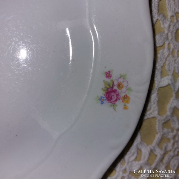 Zsolnay 2 pink porcelain cake plates