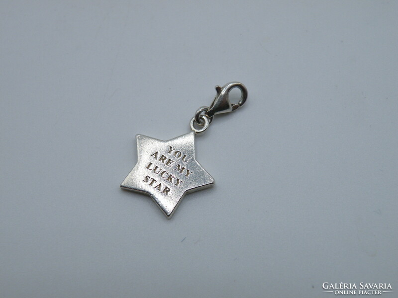 UK0292  Thomas Sabo 925 ezüst csillag charm "YOU ARE MY LUCKY STAR"