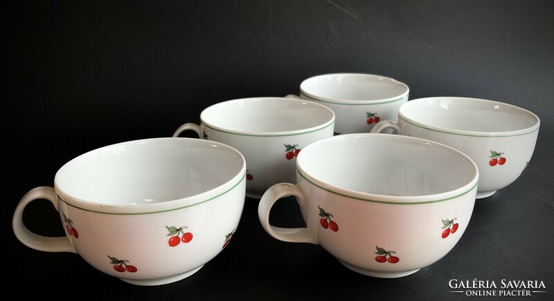 Alföldi 5 display cherry teacups