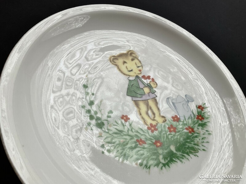 Colditz német gyerek tányér macis