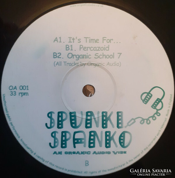 Organic Audio - It's Time For... (12")