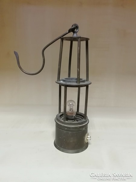 Brass miner's lamp