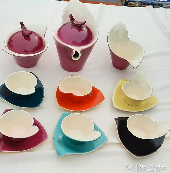 Nice special shaped coffee set.